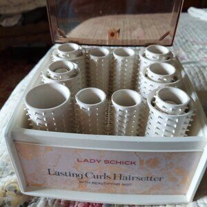 Lady Schick Lasting Curls Hot Rollers with STEAM!